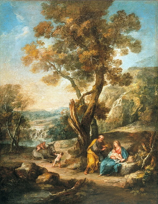 Paesaggio col riposo in Egitto - Gallerie dell'Accademia, Venezia